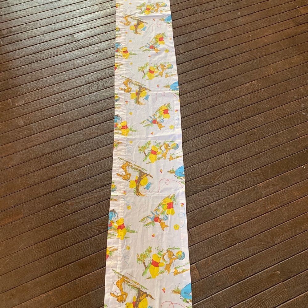 Winnie the Pooh Valance 80” by 11.5” Sears Vintage Curtain Curtain